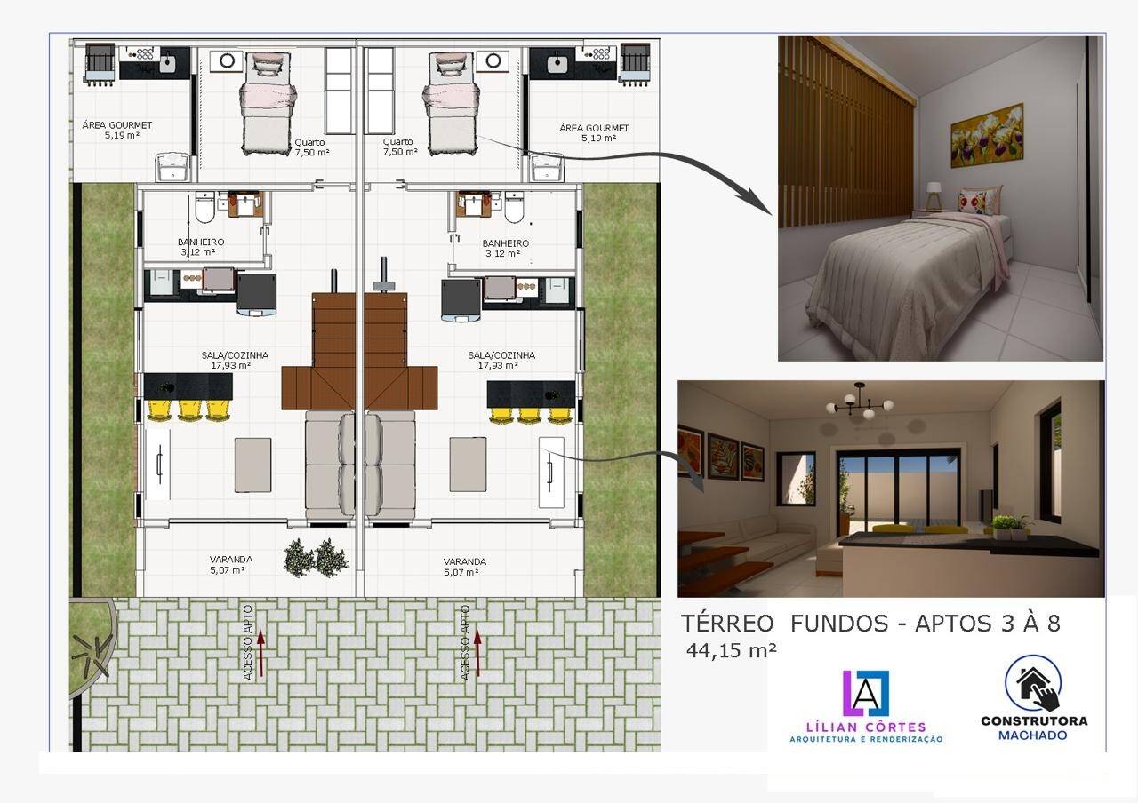 Casa, 3 quartos - Foto 2