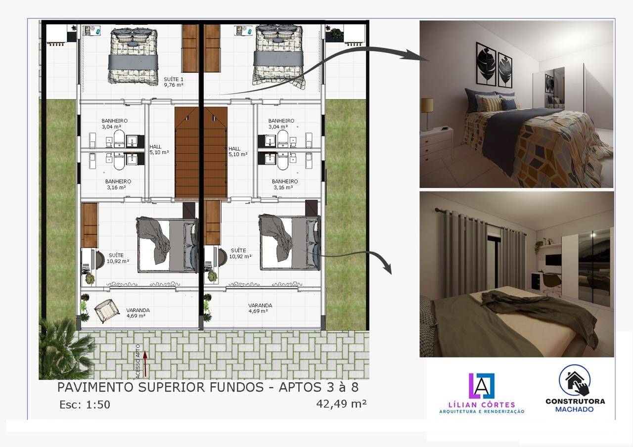 Casa, 3 quartos - Foto 3