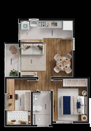 Apartamento à venda com 2 quartos, 439300m² - Foto 22