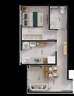 Apartamento à venda com 2 quartos, 439300m² - Foto 34