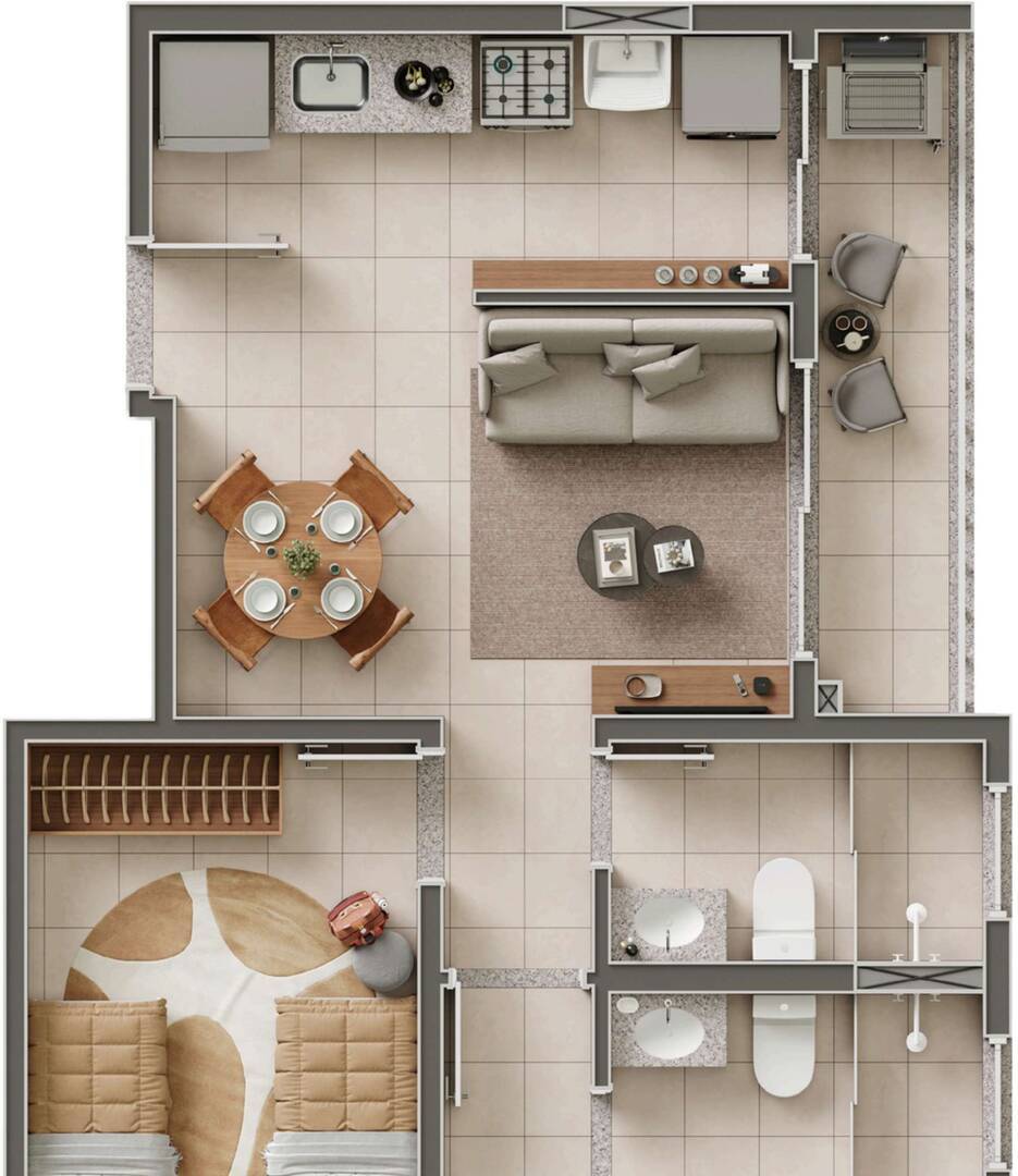 Apartamento à venda, 53m² - Foto 36